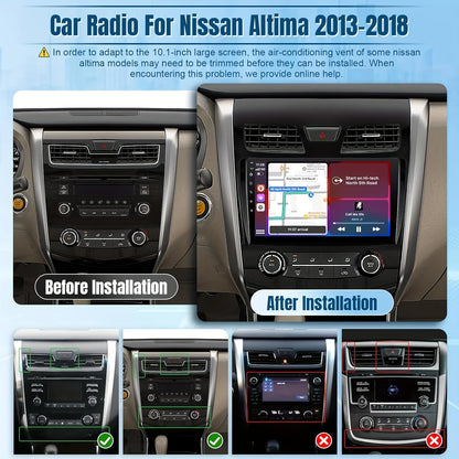 10.1 Inch CarPlay For Nissan 2013-2018