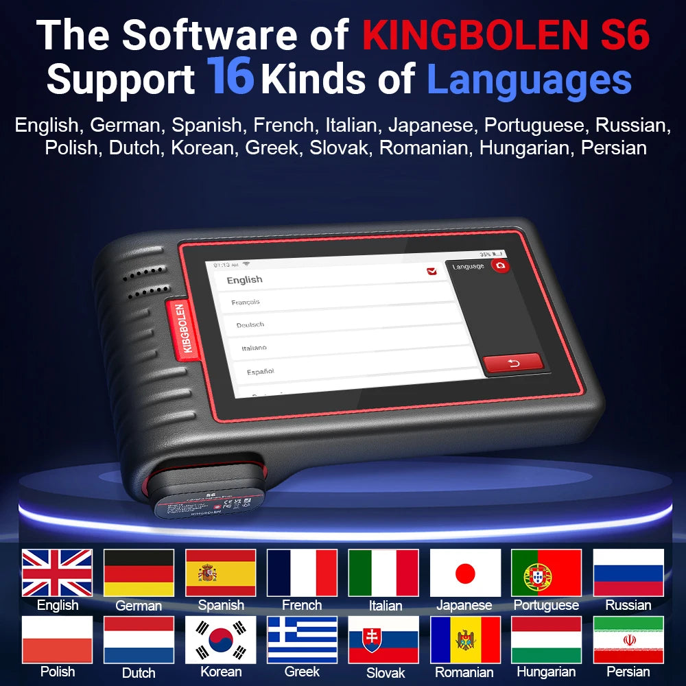 Kingbolen S6 OBD2 Diagnostic Tool
