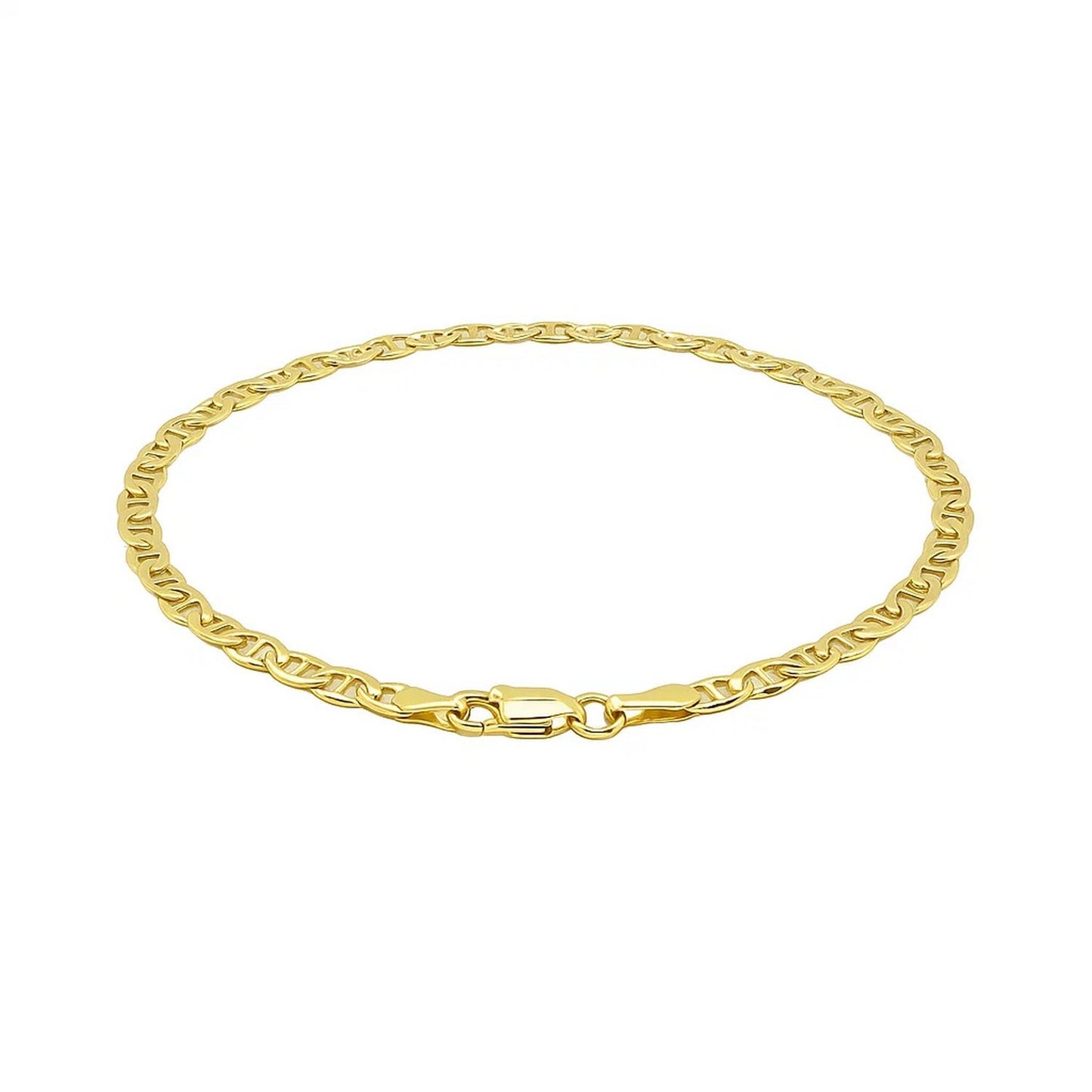 14k Gold Mariner Anklet 3.2mm
