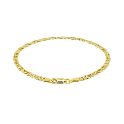 14k Gold Mariner Anklet 3.2mm