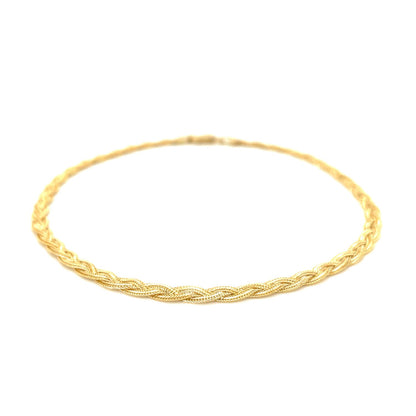 14k Gold Foxtail Anklet
