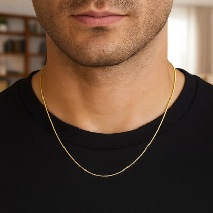 14k Yellow Gold Milano Chain (1.10 mm)