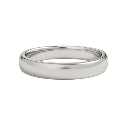 14k White Gold Comfort Fit Wedding Band(5.00 mm)