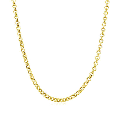 10k Yellow Gold Rolo Chain (2.40 mm)