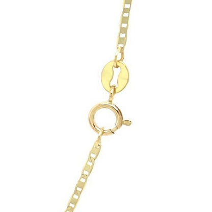 14k Yellow Gold Mariner Link Chain (1.20 mm)