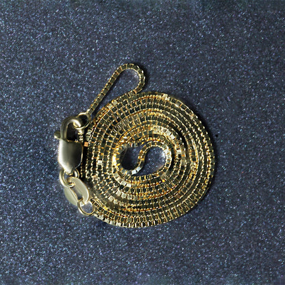 10k Yellow Gold Classic Box Chain (0.78 mm)