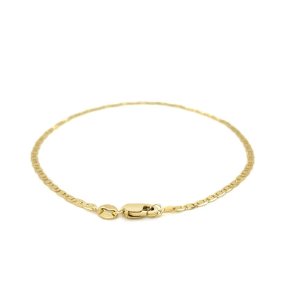 10k Gold Mariner Anklet 1.7mm