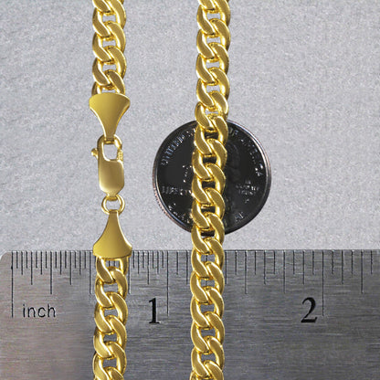 10k Yellow Gold Light Miami Cuban Chain (7.00 mm)
