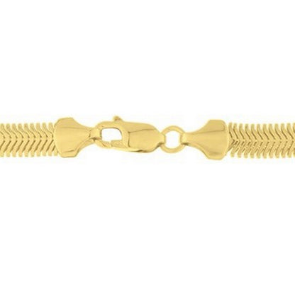 14K Yellow Gold Oval Snake Chain (3.30 mm)