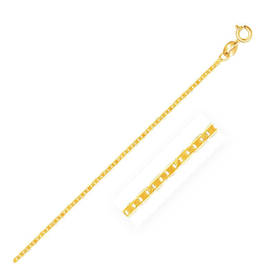 10k Gold Mariner Anklet 1.2mm