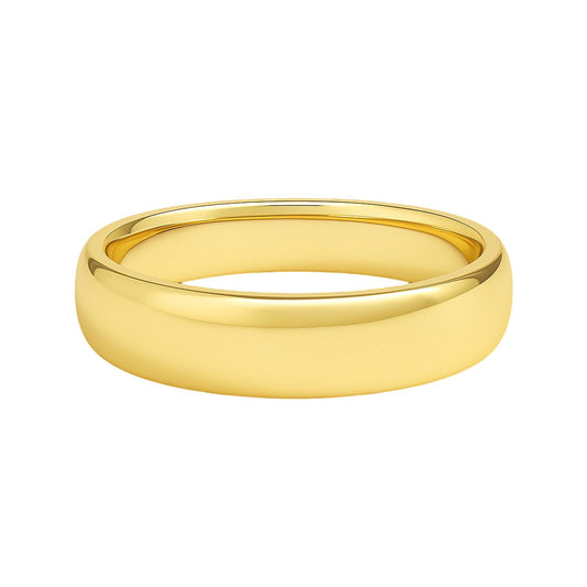 14k Yellow Gold Comfort Fit Wedding Band(5.00 mm)