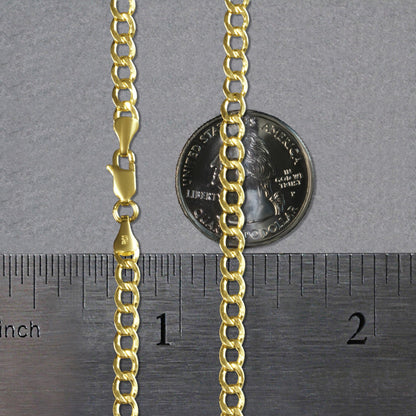 10k Yellow Gold Curb Chain (4.40 mm)