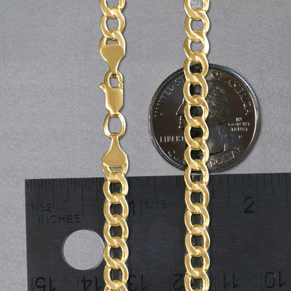 10k Yellow Gold Curb Chain (5.30 mm)