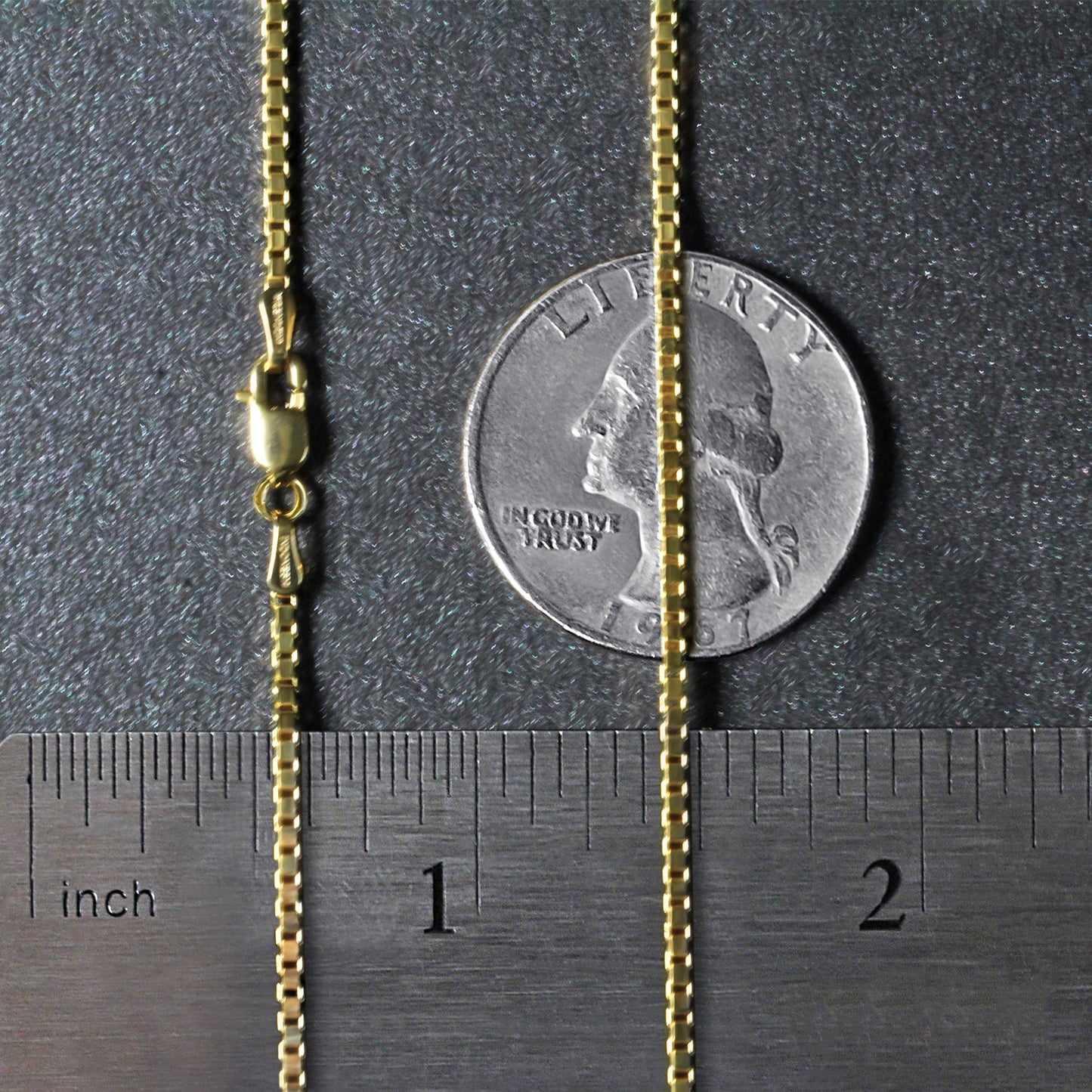 10k Yellow Gold Classic Box Chain (1.40 mm)