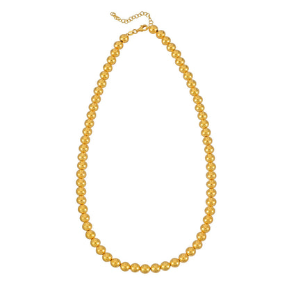 14k Yellow Gold Bead Chain (7mm)