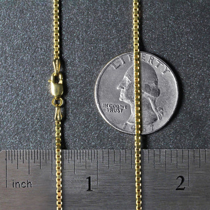 14K Yellow Gold Classic Box Chain (1.7 mm)