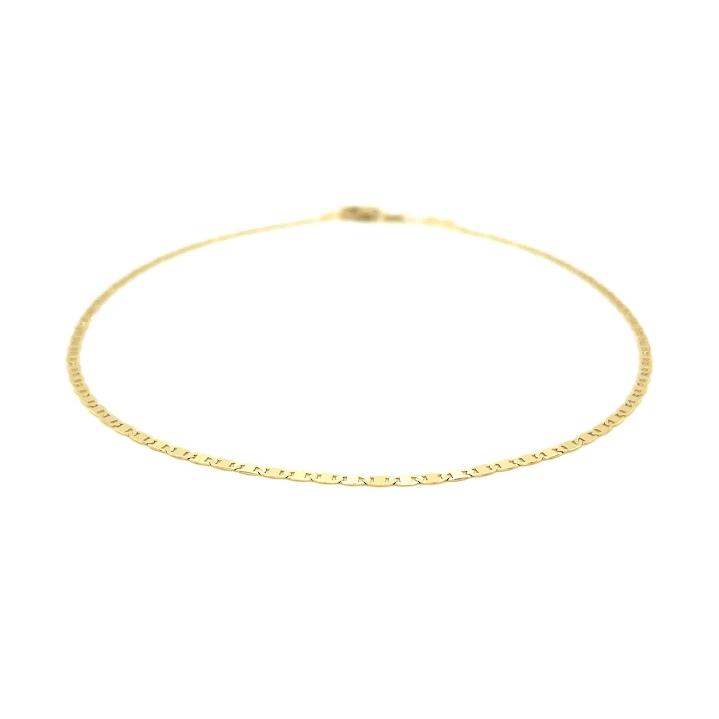 14k Gold Mariner Anklet 1.7mm