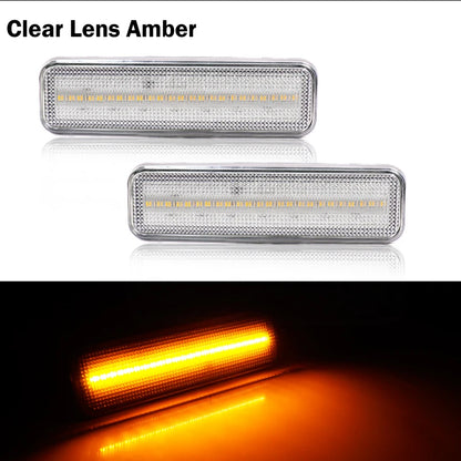 2pcs Front Side Marker Turn Signals For Dodge RAM D100 D150 D250