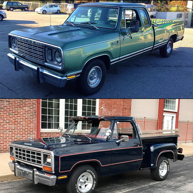 2pcs Front Side Marker Turn Signals For Dodge RAM D100 D150 D250