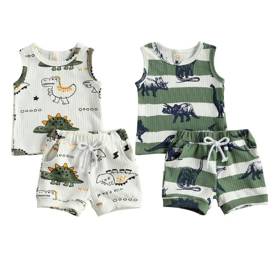 2Pcs Dino Set 0-24M
