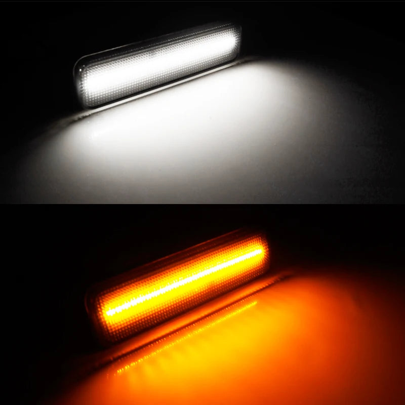 2pcs Front Side Marker Turn Signals For Dodge RAM D100 D150 D250