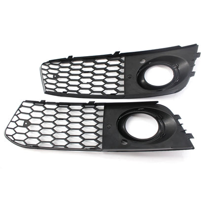 2pcLeft Right Front Bumpe Grill Mesh for Audi A4 B8 08-12