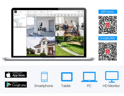ZOSI 8PC 1080P Home Security Cameras System