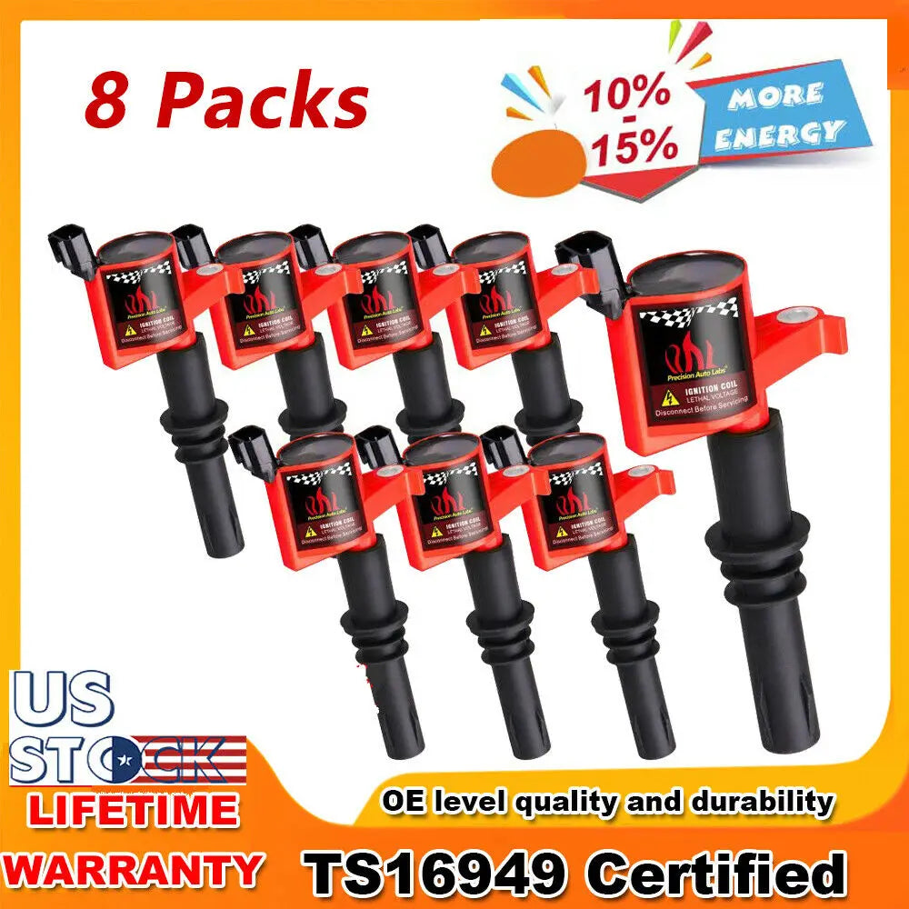 8 pcs Car Ignition Coil DG511 Ignition Coils for Ford 5.4L V8 2004-2008