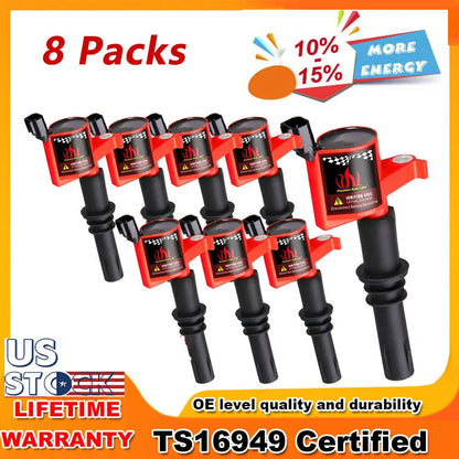 8 pcs Car Ignition Coil DG511 Ignition Coils for Ford 5.4L V8 2004-2008