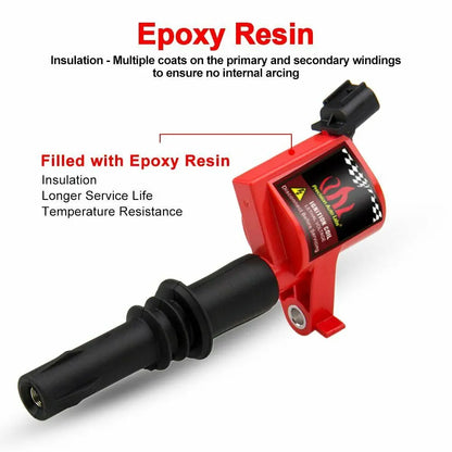 8 pcs Car Ignition Coil DG511 Ignition Coils for Ford 5.4L V8 2004-2008