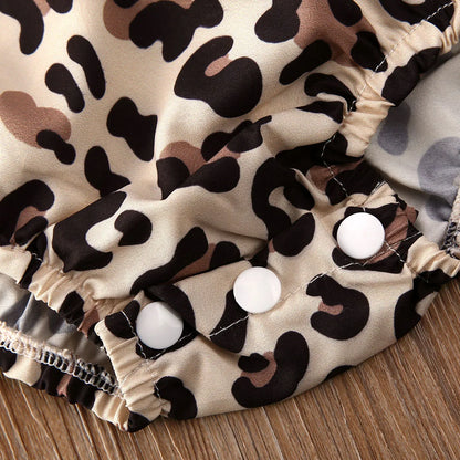 1Pc Cheetah Overalls 6M-2T