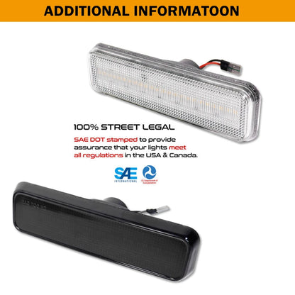 2pcs Front Side Marker Turn Signals For Dodge RAM D100 D150 D250