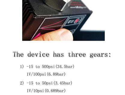 Automotive Cylinder Pressure Transmitter Professional Automotive Pressure Sensor JINHAN JH APT-100 Suitable for Oscilloscope