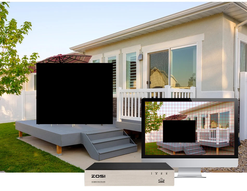 ZOSI 8PC 1080P Home Security Cameras System