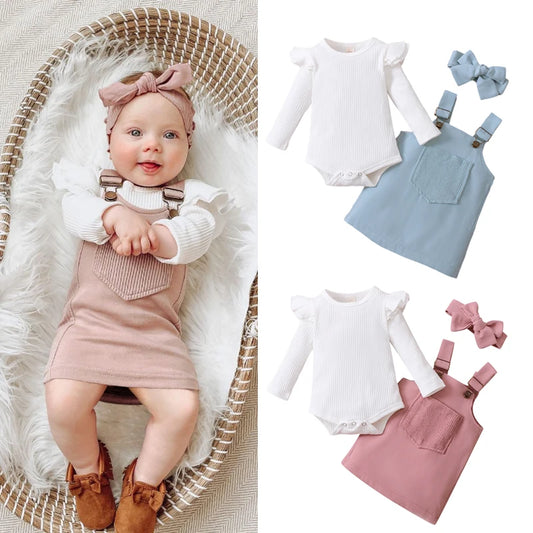 3Pcs Blouse Outfit 0-18M