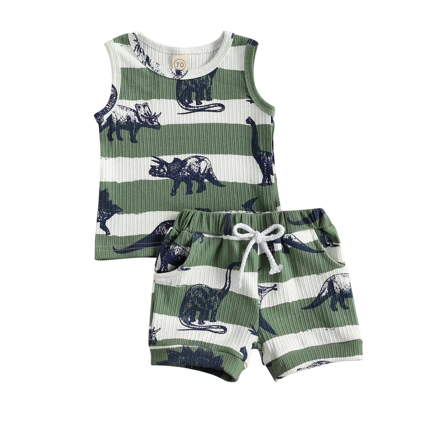 2Pcs Dino Set 0-24M