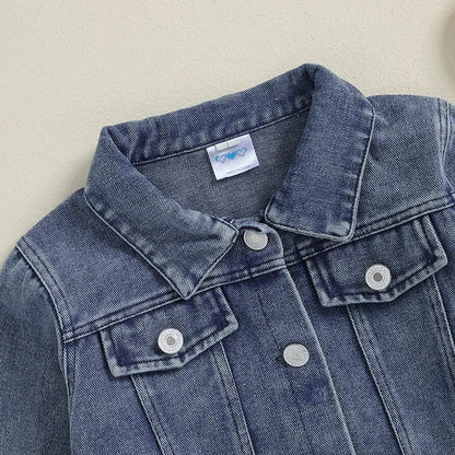 Big Sister Stitched Jean Jacket 18M-5T