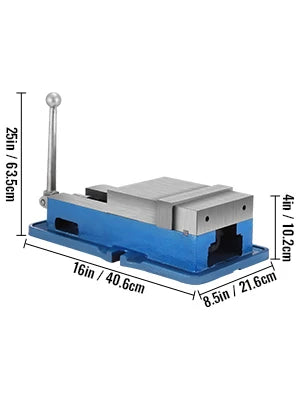 6 inch Lock Vise for Precision, Milling Vice with 6 Inch Jaw for Drill Press