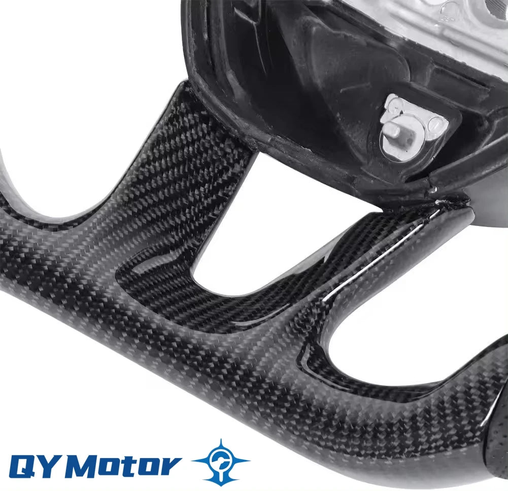 Carbon Fiber Steering Wheel For Dodge Challenger Charger SRT HELLCAT 2015‑2022