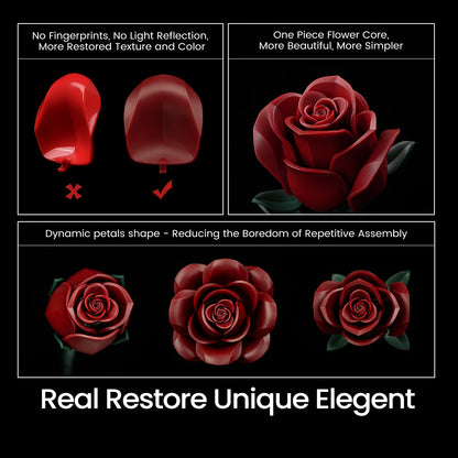 Roses Bouquet Building Set