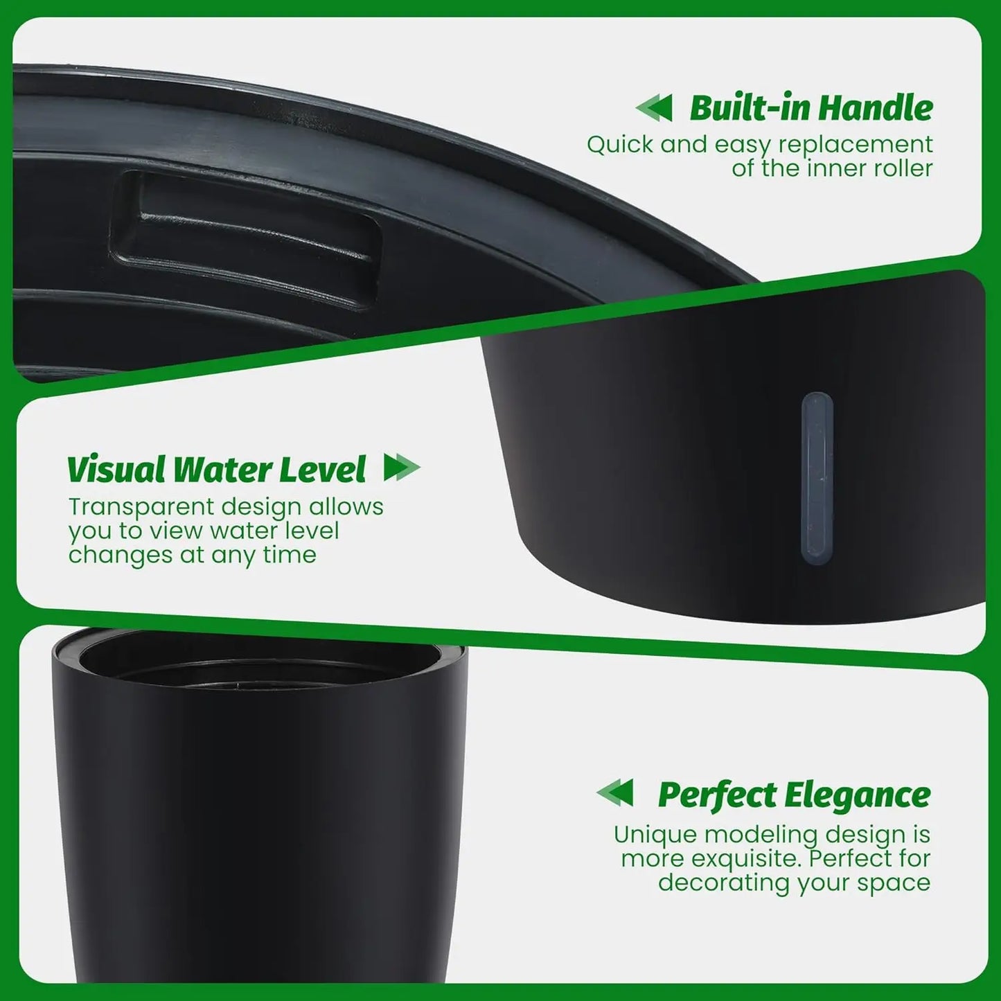 1-Pair Self-Watering Planters