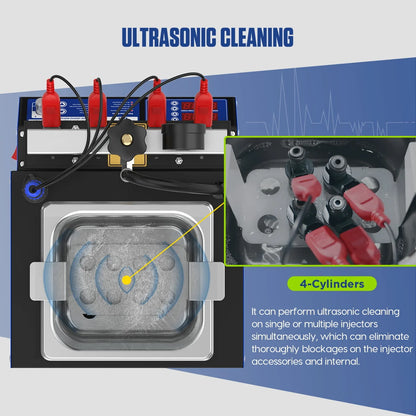 MR CARTOOL V308 Car Fuel Injector Cleaner and Tester