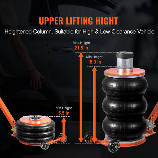 Air Jack 3/5 Ton Pneumatic Lifting Jack