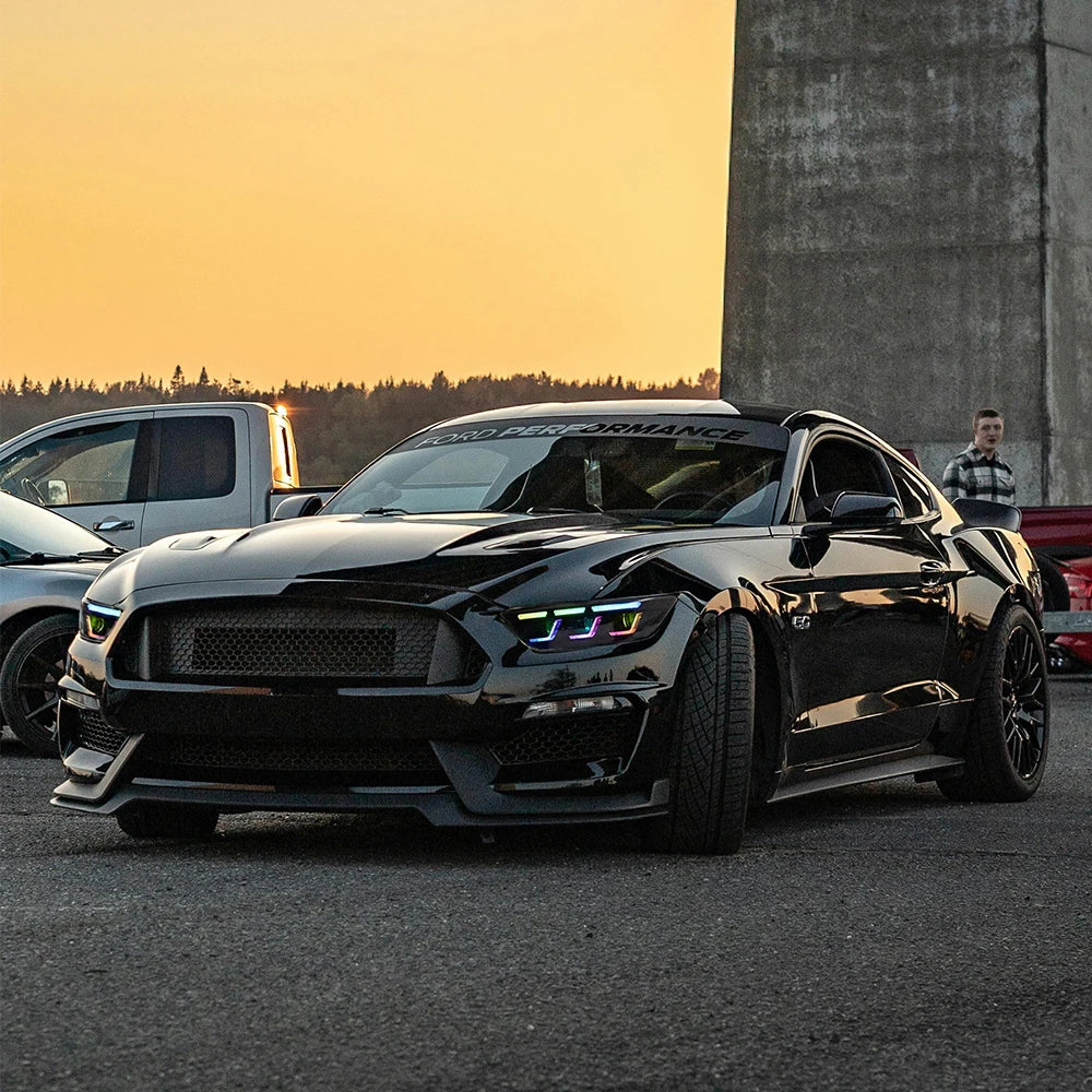 RGB Headlights For Ford Mustang 2015-2017