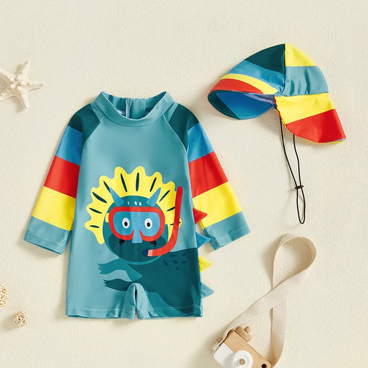 1Pc Funny Dino Onesie 0-2T