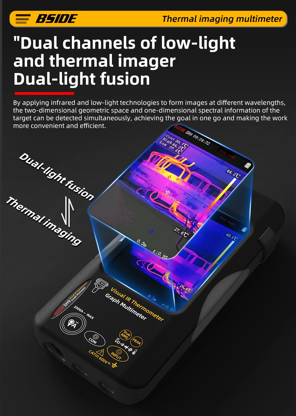 Industrial Thermal Camera 3.98Inch PCB Thermal Imager