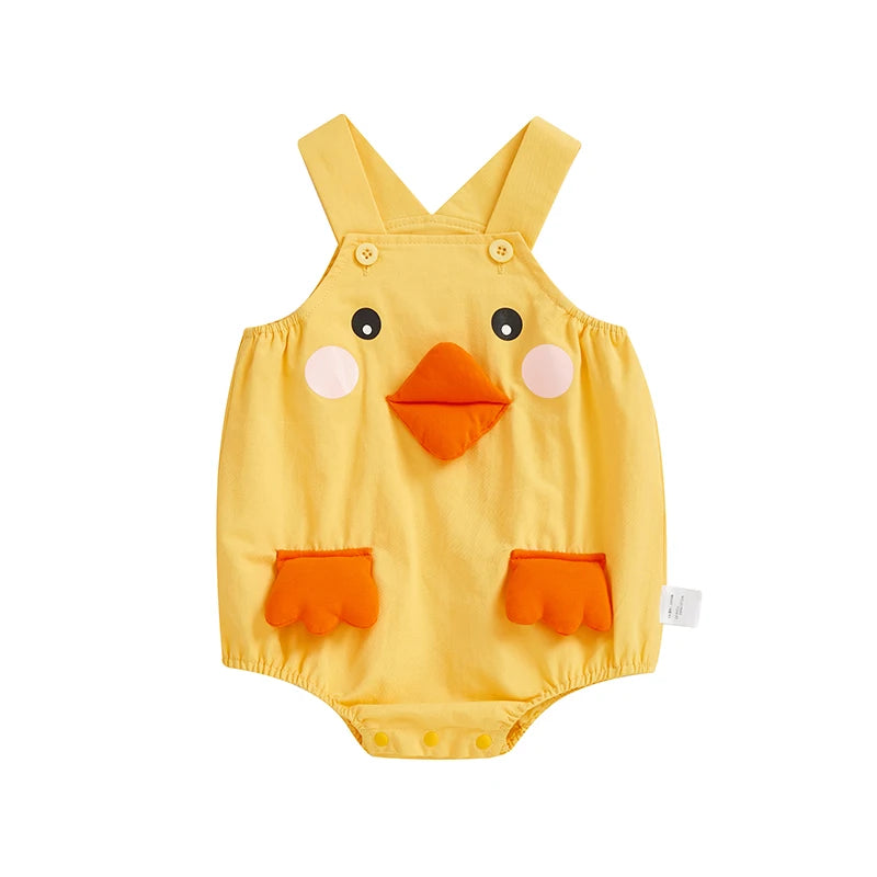 1Pc Duck Overalls 9M-4T