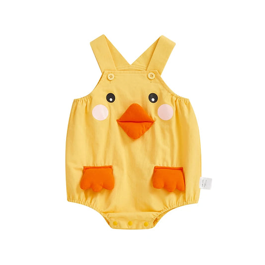 1Pc Duck Overalls 9M-4T