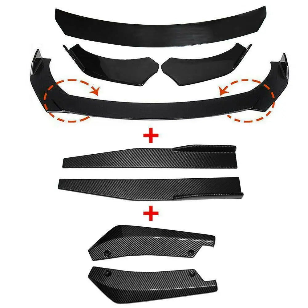 Universal Front Bumper Splitter Lip