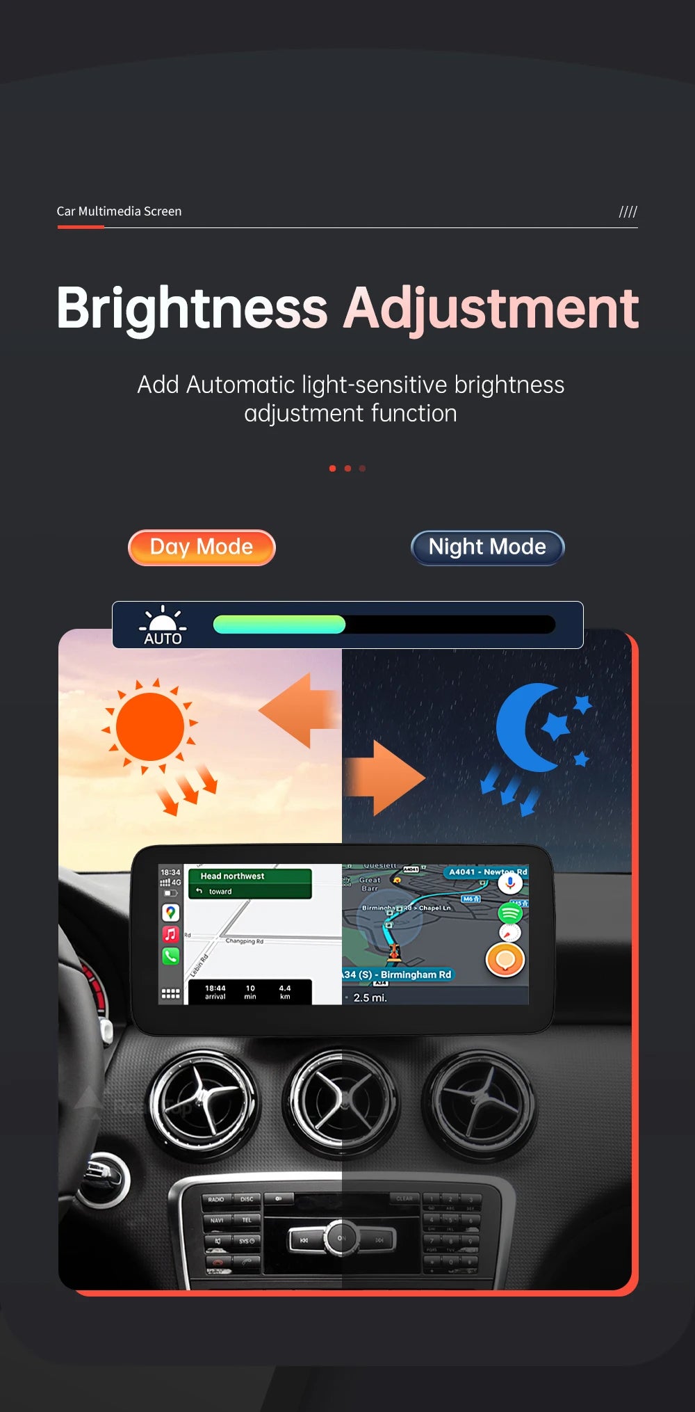Android CarPlay Mercedes Benz CLA 2013-2015